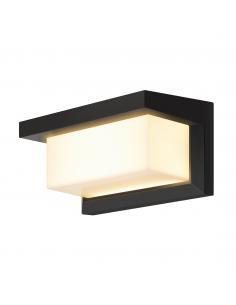 APLIQUE EXTERIOR LAMAR NEGRO LED 12W 3000K - IP65